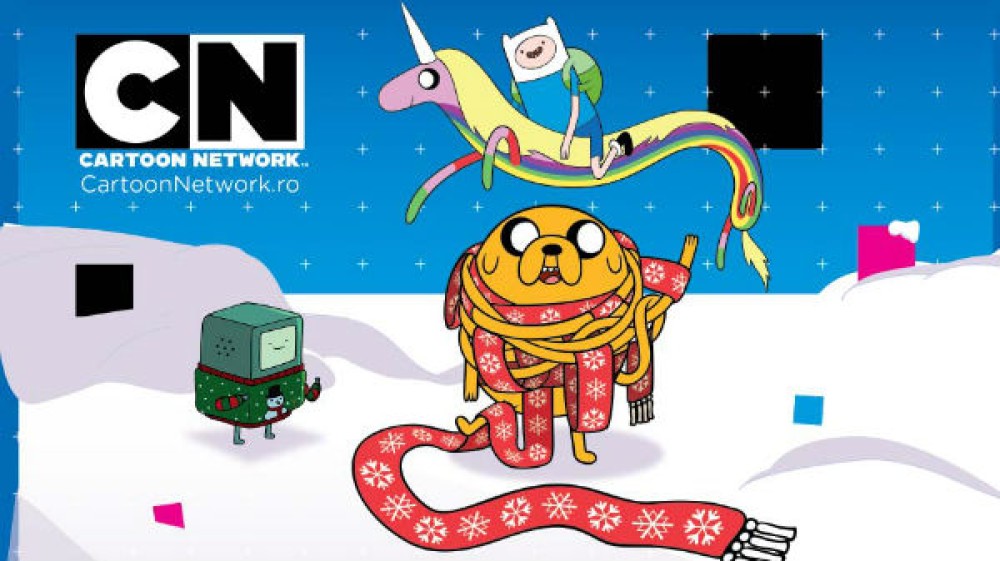Cartoon Network trimite bucurie pe hartie
